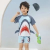 Đồ bơi 2 mảnh tay ngắn Người Nhện và Cá Mập kèm nón cho bé trai 11-30kg - 189.000 8