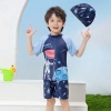 Đồ bơi 2 mảnh tay ngắn Người Nhện và Cá Mập kèm nón cho bé trai 11-30kg - 189.000 10