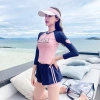 Đồ bơi hai mảnh chân váy, tay dài thể thao, eo cao kiểm soát bụng, bảo vệ da, cao cấp, giá chỉ 199.167₫ 13