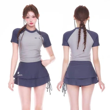 Đồ bơi hai mảnh Tankini áo ngực thể thao, quần cạp cao kiểm soát bụng - Giá 219.294₫ cho phụ nữ trẻ 2 Đồ bơi hai mảnh Tankini áo ngực thể thao, quần cạp cao kiểm soát bụng - Giá 219.294₫ cho phụ nữ trẻ 2