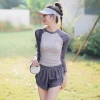 Đồ bơi hai mảnh Tankini áo ngực thể thao, quần cạp cao kiểm soát bụng - Giá 219.294₫ cho phụ nữ trẻ 5
