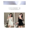 Đồ bơi Hàn Quốc 2.024 áo liền thân dài tay ren ôm sát sexy, có gọng cho nữ sinh viên 8