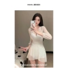 Đồ bơi Hàn Quốc 2.024 áo liền thân dài tay ren ôm sát sexy, có gọng cho nữ sinh viên 9