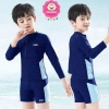 Đồ bơi liền thân 2 mảnh bé trai 10-40kg phối loang thích hợp đi biển bơi giá chỉ 209.000₫