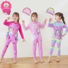 Đồ bơi liền thân bé gái 14-32kg - Bikini ngựa Pony tay ngắn và dài, chỉ 179k