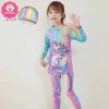Đồ bơi liền thân bé gái 14-32kg - Bikini ngựa Pony tay ngắn và dài, chỉ 179k 8