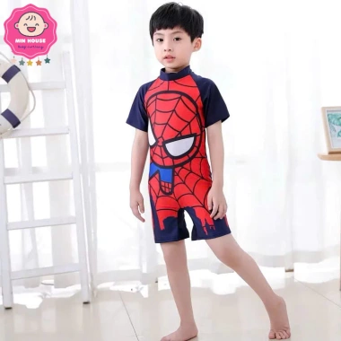Đồ bơi liền thân bé trai 14-30kg, tay ngắn dài, họa tiết sinh động, giá 179k 8