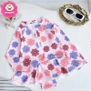 Đồ bơi liền thân tay dài hoa lá cherry cho bé gái 10-38kg - Siêu nhẹ, thích hợp đi biển, đi bơi - Giá 129.000₫ 9