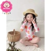 Đồ bơi liền thân tay dài nàng tiên cá hoa lá công chúa bé gái, giá chỉ 109k 4
