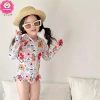 Đồ bơi liền thân tay dài nàng tiên cá hoa lá công chúa bé gái, giá chỉ 109k 5