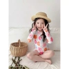 Đồ bơi liền thân tay dài nàng tiên cá hoa lá công chúa bé gái, giá chỉ 109k 9