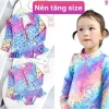 Đồ bơi liền thân tay dài nàng tiên cá hoa lá công chúa bé gái, giá chỉ 109k 10