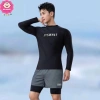Đồ bơi nam 2 mảnh tay dài, quần đùi size 46-76kg dưới 1m75 - Giá 209.000, đi biển 5