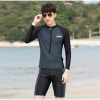 Đồ bơi nam 2 mảnh tay dài, quần đùi size 46-76kg dưới 1m75 - Giá 209.000, đi biển 8