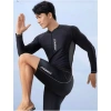 Đồ bơi nam 2 mảnh tay dài, quần đùi size 46-76kg dưới 1m75 - Giá 209.000, đi biển 9