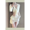 Đồ bơi nữ 2.025 - Bikini bốn mảnh cao cấp ôm sát, che bụng, sexy, lý tưởng cho kỳ nghỉ và suối nước nóng - 188k VNĐ 8