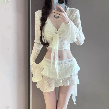 Đồ bơi nữ 2.025 - Bikini bốn mảnh cao cấp ôm sát, che bụng, sexy, lý tưởng cho kỳ nghỉ và suối nước nóng - 188k VNĐ 10