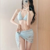 Đồ Bơi Nữ Gợi Cảm Bảo Thủ Bikini Bộ Ba Hàn Quốc - Thiết Kế Ngực Nhỏ Giá 85.320₫ 3