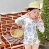Đồ bơi suối nước nóng dài tay cho bé gái, khô nhanh, thời trang, giá chỉ 164.830 VND