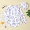 Đồ bơi suối nước nóng dài tay cho bé gái, khô nhanh, thời trang, giá chỉ 164.830 VND 2