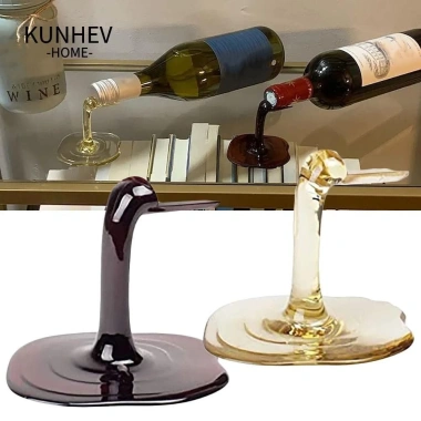 Đỡ chai rượu vang ABS tràn vui nhộn – Giá đỡ thời trang, thiết kế độc đáo, 72.930₫