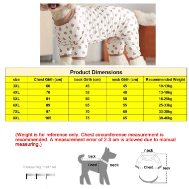 Đồ chó 4 chân chống rụng lông, chống liếm, họa tiết mỏng thoáng khí – cỡ trung‑lớn 7