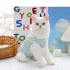 Đồ cho mèo sau phẫu thuật chống liêm vết thương, thoáng khí hở chân - phù hợp cho mèo và chó nhỏ 4