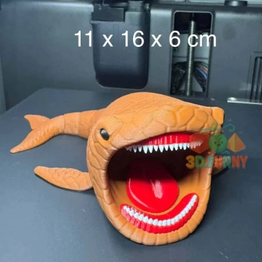 Đồ chơi 3D quái vật biển MaLeviathan Bloop ElGranMaja SeaEater - Khớp chuyển động linh hoạt, giá chỉ 55.000 VND