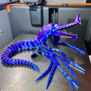 Đồ chơi 3D quái vật biển MaLeviathan Bloop ElGranMaja SeaEater - Khớp chuyển động linh hoạt, giá chỉ 55.000 VND