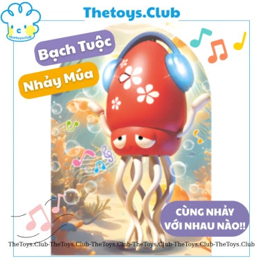 Đồ chơi bạch tuộc nhảy múa cảm ứng âm thanh và ánh sáng, tránh chướng ngại vật, giúp bé xả stress - Giá 174.298 VND