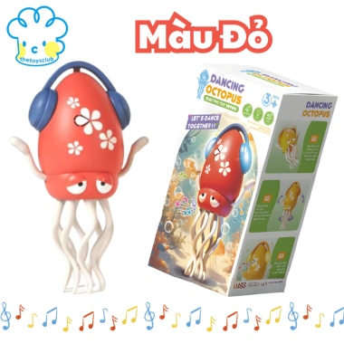 Đồ chơi bạch tuộc nhảy múa cảm ứng âm thanh và ánh sáng, tránh chướng ngại vật, giúp bé xả stress - Giá 174.298 VND