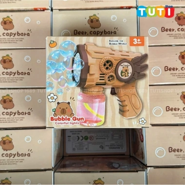 Đồ chơi bắn bong bóng xà phòng Kuromi Labubu Capybara có đèn nhạc, hình dễ thương cho bé mùa hè 69.000₫ 7