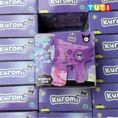 Đồ chơi bắn bong bóng xà phòng Kuromi Labubu Capybara có đèn nhạc, hình dễ thương cho bé mùa hè 69.000₫ 9