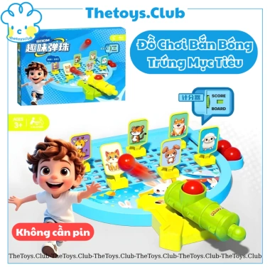 Đồ chơi bắn bóng trúng mục tiêu - Máy bắn nhân vật vui nhộn, rèn luyện tập trung cho bé, giảm giá 79.000₫