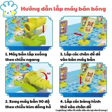Đồ chơi bắn bóng trúng mục tiêu - Máy bắn nhân vật vui nhộn, rèn luyện tập trung cho bé, giảm giá 79.000₫