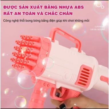 Đồ chơi bắn xà phòng 32 nòng loại lớn, bong bóng đa màu, chỉ 36.000₫