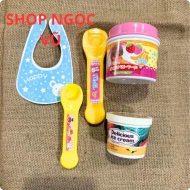Đồ chơi bánh pudding, bánh flan, kem dâu tây ảo thuật – Ăn ngon, giá 29.000₫, giảm từ 37.120₫, phù hợp trẻ em