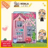 Đồ chơi bé gái Kuromi cô tiên xanh - Ngôi nhà Peach Color House Quiet Book, giá 75.000₫