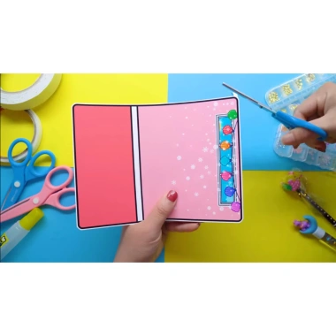 Đồ chơi bé gái Kuromi cô tiên xanh - Ngôi nhà Peach Color House Quiet Book, giá 75.000₫ 8