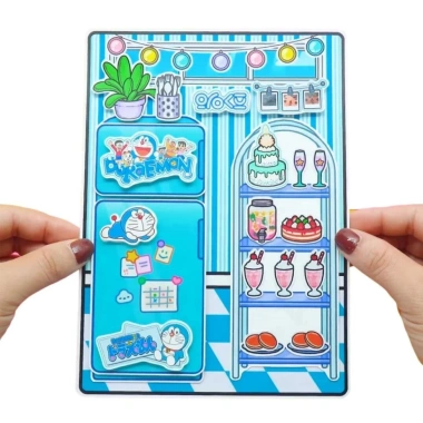 Đồ chơi bé gái Ngôi nhà búp bê giấy thủ công Tocoboca - Học liệu bóc dán thông minh H25, chỉ 99.000₫