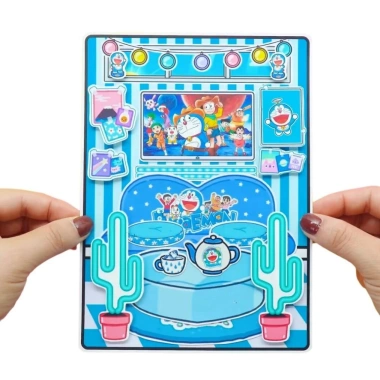 Đồ chơi bé gái Ngôi nhà búp bê giấy thủ công Tocoboca - Học liệu bóc dán thông minh H25, chỉ 99.000₫