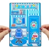 Đồ chơi bé gái Ngôi nhà búp bê giấy thủ công Tocoboca - Học liệu bóc dán thông minh H25, chỉ 99.000₫ 5