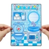 Đồ chơi bé gái Ngôi nhà búp bê giấy thủ công Tocoboca - Học liệu bóc dán thông minh H25, chỉ 99.000₫ 6