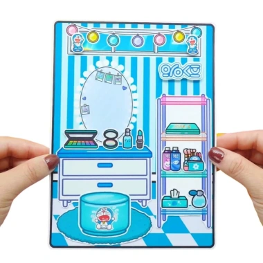 Đồ chơi bé gái Ngôi nhà búp bê giấy thủ công Tocoboca - Học liệu bóc dán thông minh H25, chỉ 99.000₫