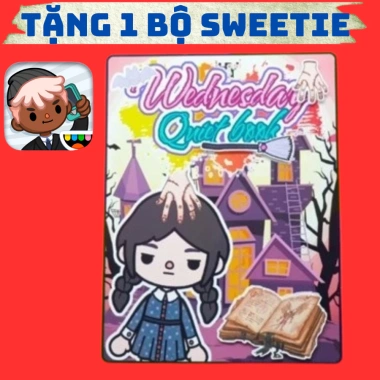 Đồ chơi bé gái Ngôi nhà Búp Bê Tocaboca Wednesday Quite Book – Montessori H20N, giá ưu đãi 100k 2