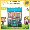 Đồ chơi bé Ngôi nhà búp bê giấy Toca Life Quiet Book - Mansion, giảm 140.000₫