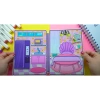 Đồ chơi bé Ngôi nhà búp bê giấy Toca Life World Quiet Book #28 Purple House – Giá chỉ 140.000đ 5