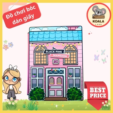 Đồ chơi bé Ngôi nhà búp bê giấy Toca Life World Quiet Book số 22 Black Pink Giá ưu đãi 140.000đ