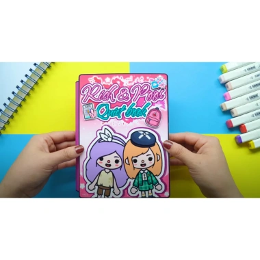 Đồ chơi bé Ngôi nhà búp bê giấy Toca Life World Quiet Book số 24 Rich and Poor giảm giá 140.000₫ 2