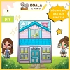 Đồ chơi bé - Ngôi nhà búp bê giấy Wednesday và Enid Quiet Book 2 - Enid Pink House, giảm giá 140.000₫